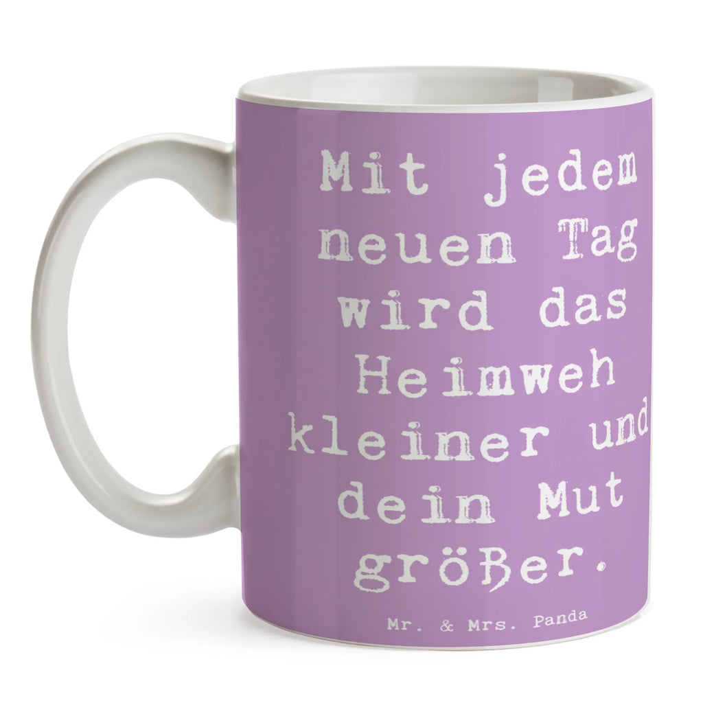 Tasse Spruch Heimweh überwinden Mut Tasse, Kaffeetasse, Teetasse, Becher, Kaffeebecher, Teebecher, Keramiktasse, Porzellantasse, Büro Tasse, Geschenk Tasse, Tasse Sprüche, Tasse Motive, Kaffeetassen, Tasse bedrucken, Designer Tasse, Cappuccino Tassen, Schöne Teetassen