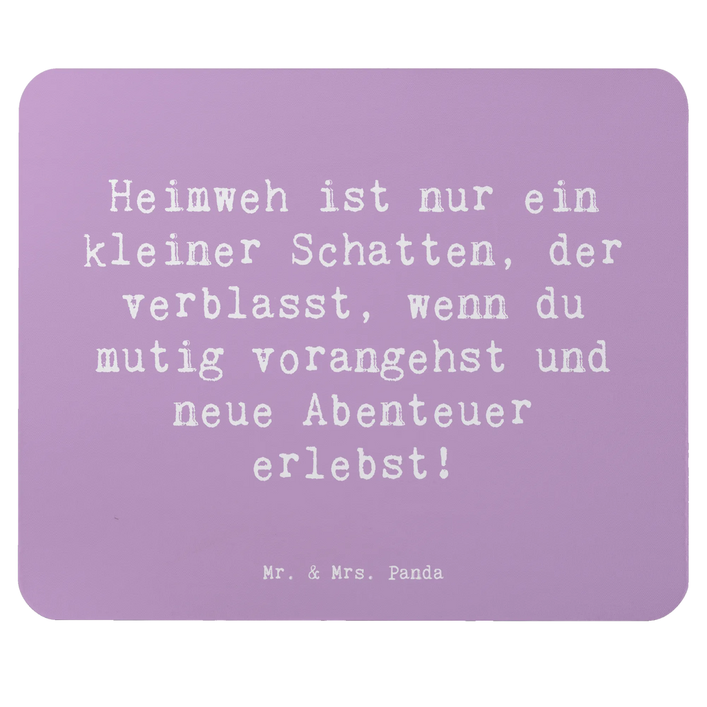 Mauspad Spruch Heimweh überwinden Abenteuer erleben Mousepad, Computer zubehör, Büroausstattung, PC Zubehör, Arbeitszimmer, Mauspad, Einzigartiges Mauspad, Designer Mauspad, Mausunterlage, Mauspad Büro