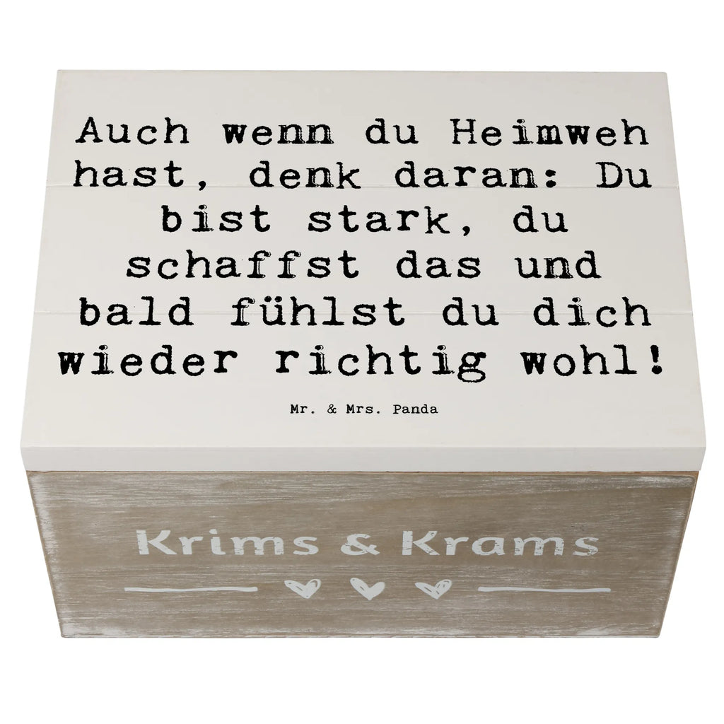 Holzkiste Spruch Heimweh überwinden Holzkiste, Kiste, Schatzkiste, Truhe, Schatulle, XXL, Erinnerungsbox, Erinnerungskiste, Dekokiste, Aufbewahrungsbox, Geschenkbox, Geschenkdose