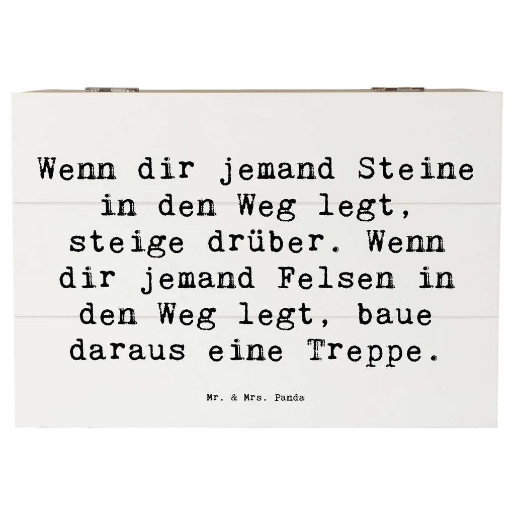 Holzkiste Spruch Stolpersteine im Alltag meistern Holzkiste, Kiste, Schatzkiste, Truhe, Schatulle, XXL, Erinnerungsbox, Erinnerungskiste, Dekokiste, Aufbewahrungsbox, Geschenkbox, Geschenkdose