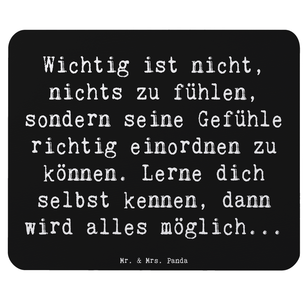 Mauspad Spruch Emotionen ausdrücken Weisheit Mousepad, Computer zubehör, Büroausstattung, PC Zubehör, Arbeitszimmer, Mauspad, Einzigartiges Mauspad, Designer Mauspad, Mausunterlage, Mauspad Büro