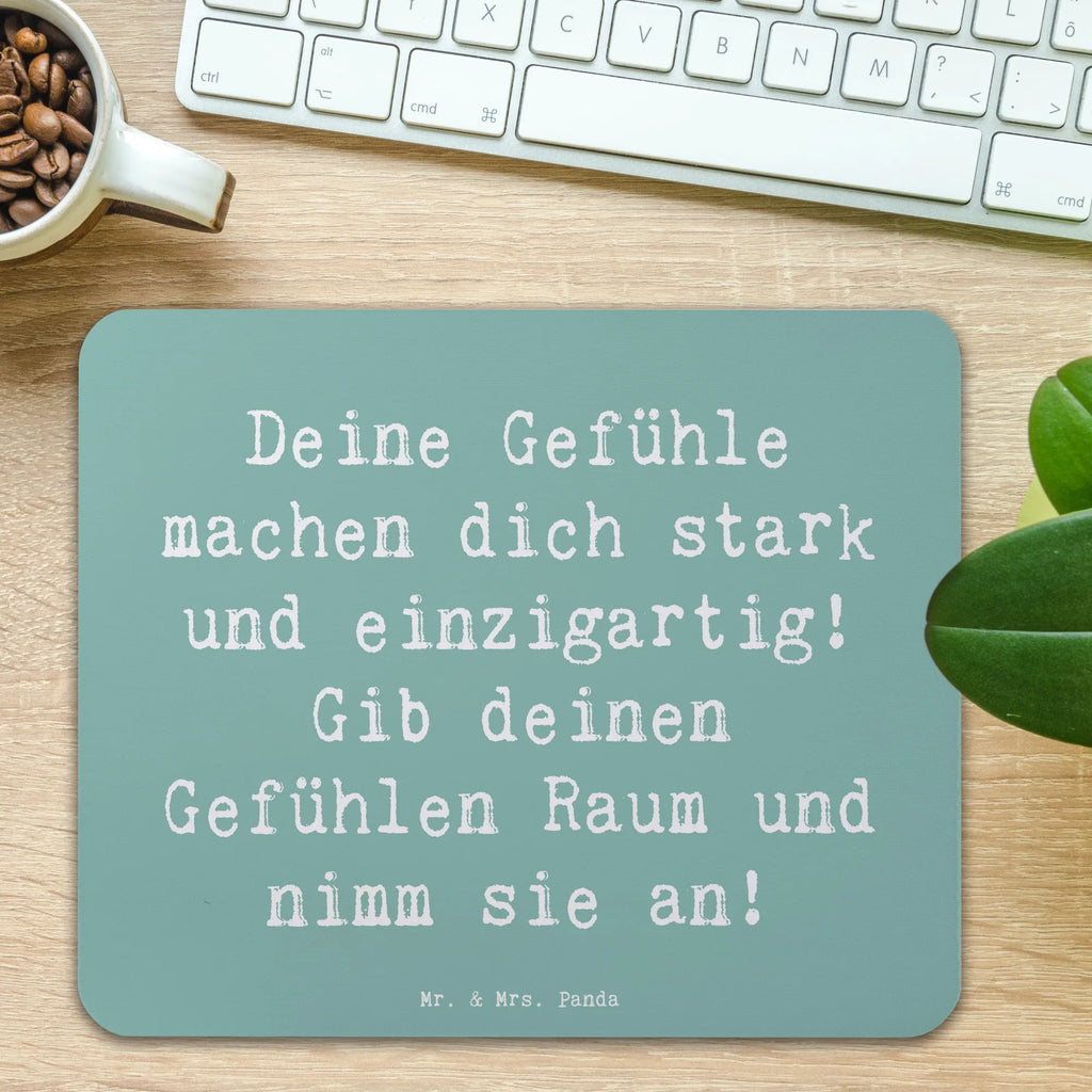 Mauspad Spruch Emotionen ausdrücken Mousepad, Computer zubehör, Büroausstattung, PC Zubehör, Arbeitszimmer, Mauspad, Einzigartiges Mauspad, Designer Mauspad, Mausunterlage, Mauspad Büro