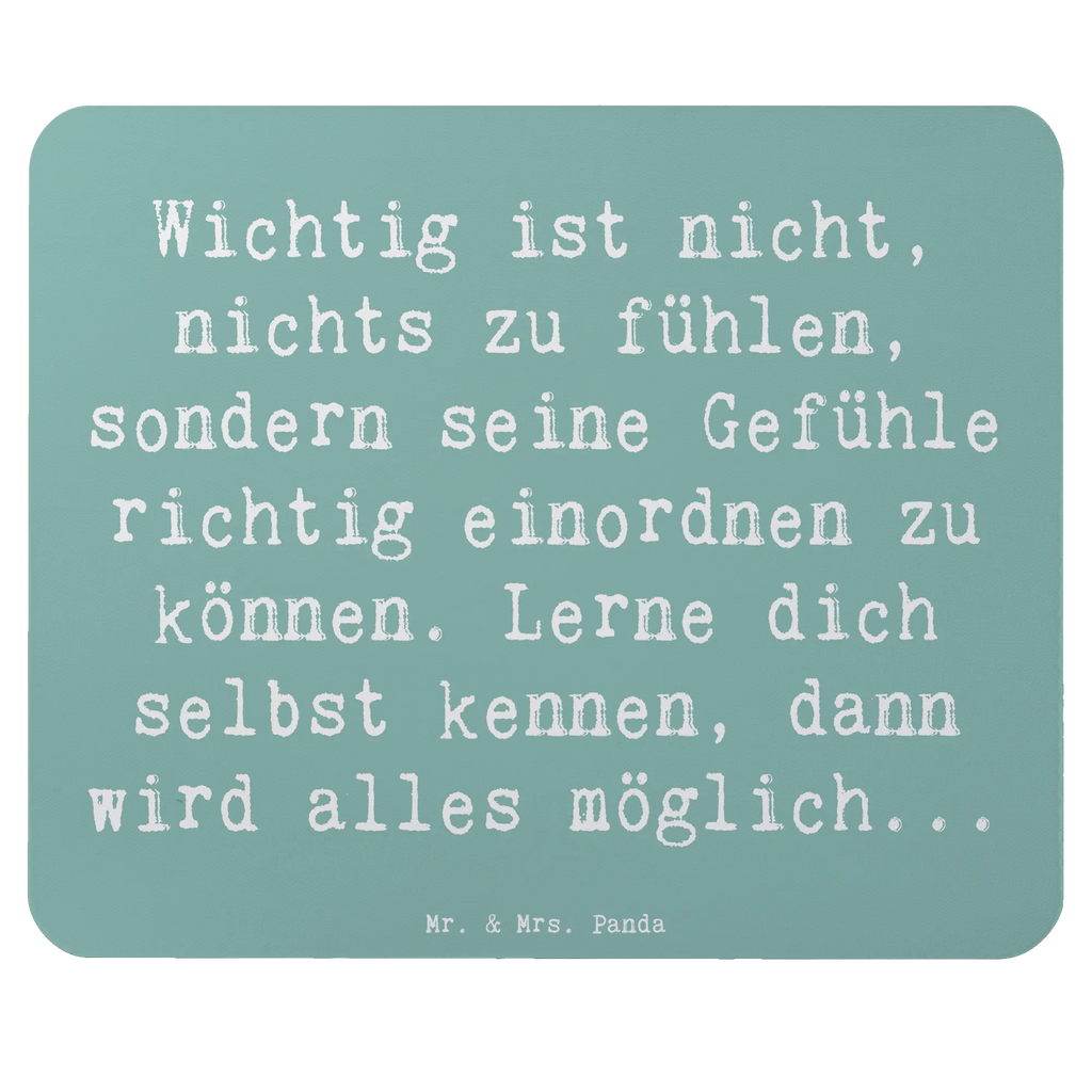 Mauspad Spruch Emotionen ausdrücken Weisheit Mousepad, Computer zubehör, Büroausstattung, PC Zubehör, Arbeitszimmer, Mauspad, Einzigartiges Mauspad, Designer Mauspad, Mausunterlage, Mauspad Büro