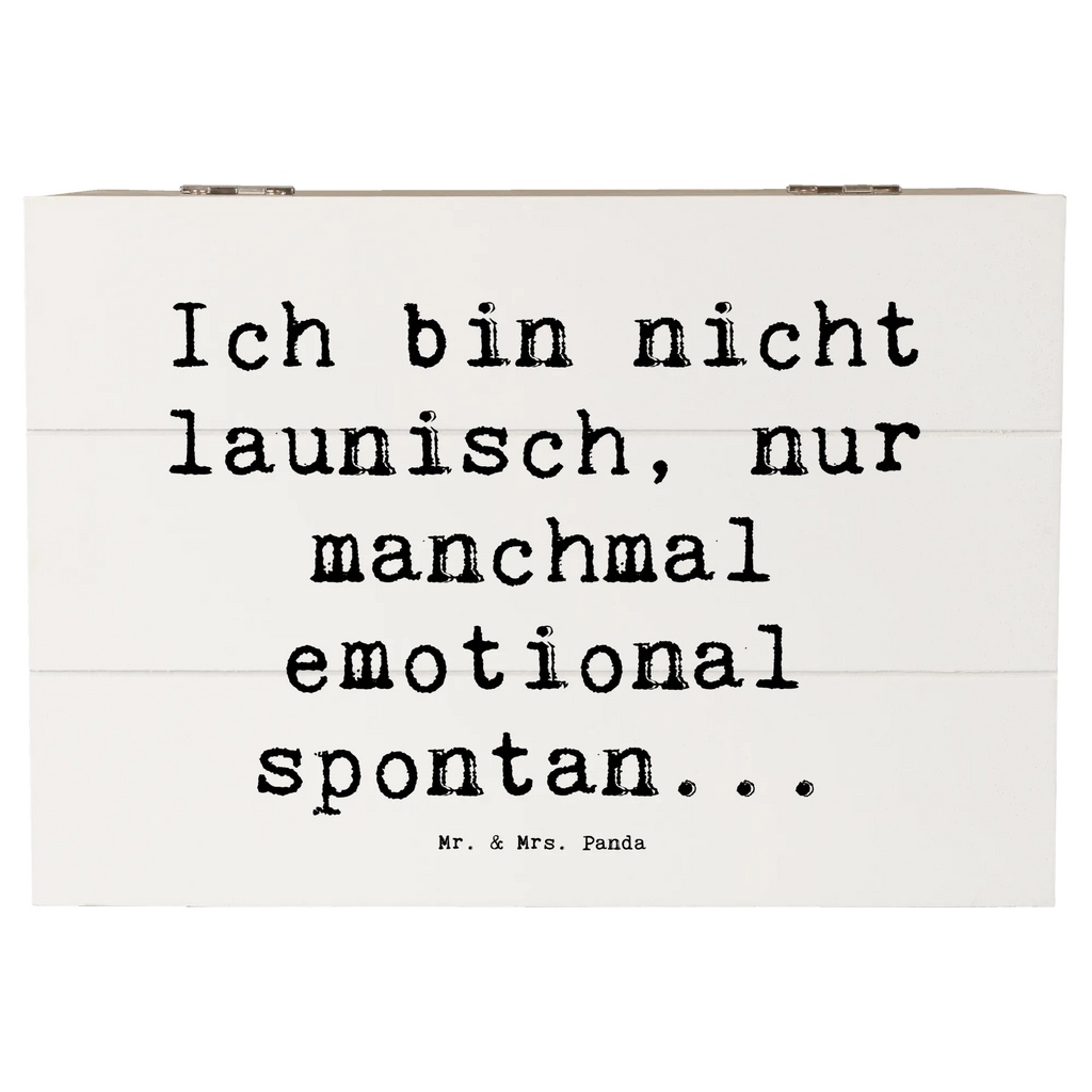 Holzkiste Spruch Emotionen ausdrücken Holzkiste, Kiste, Schatzkiste, Truhe, Schatulle, XXL, Erinnerungsbox, Erinnerungskiste, Dekokiste, Aufbewahrungsbox, Geschenkbox, Geschenkdose