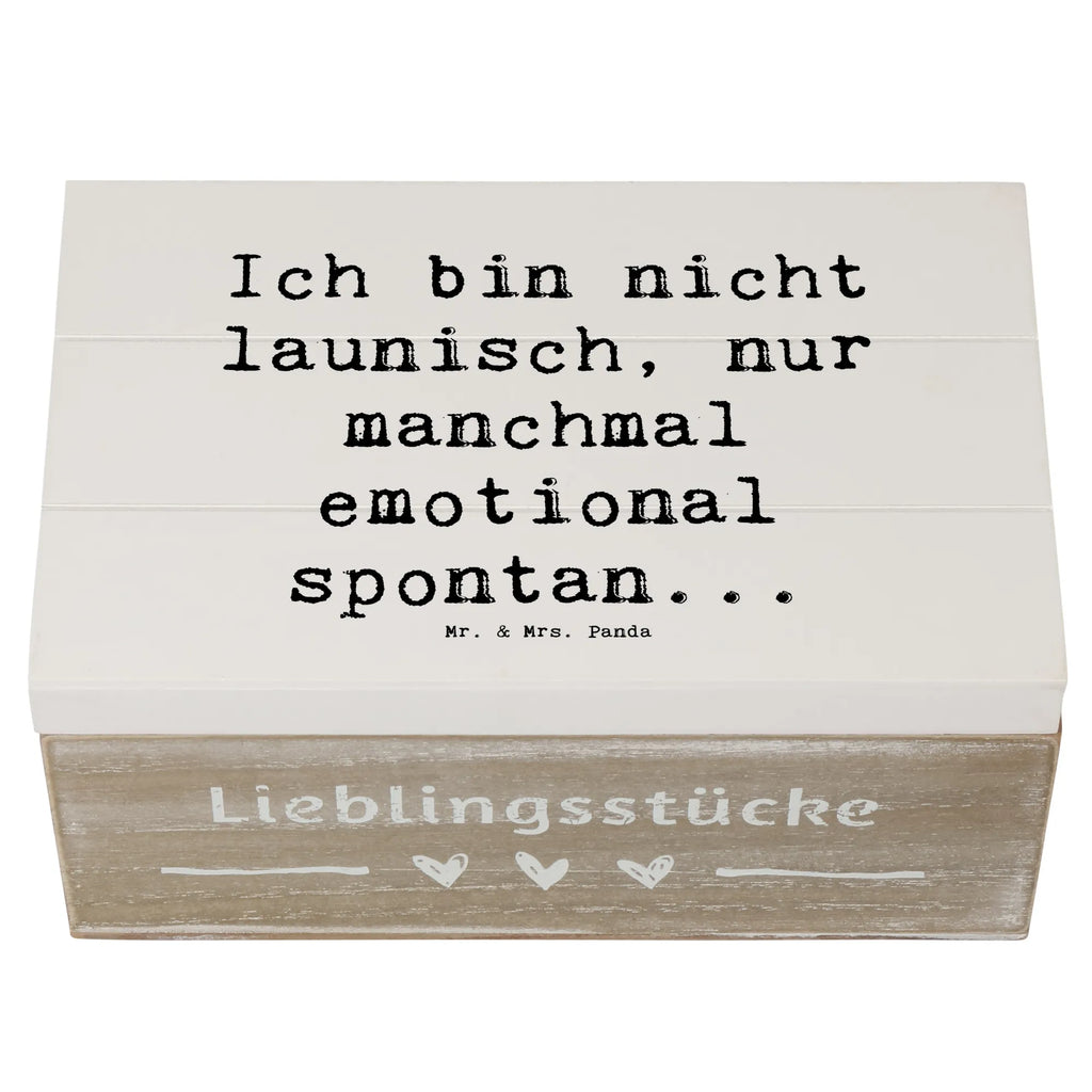 Holzkiste Spruch Emotionen ausdrücken Holzkiste, Kiste, Schatzkiste, Truhe, Schatulle, XXL, Erinnerungsbox, Erinnerungskiste, Dekokiste, Aufbewahrungsbox, Geschenkbox, Geschenkdose