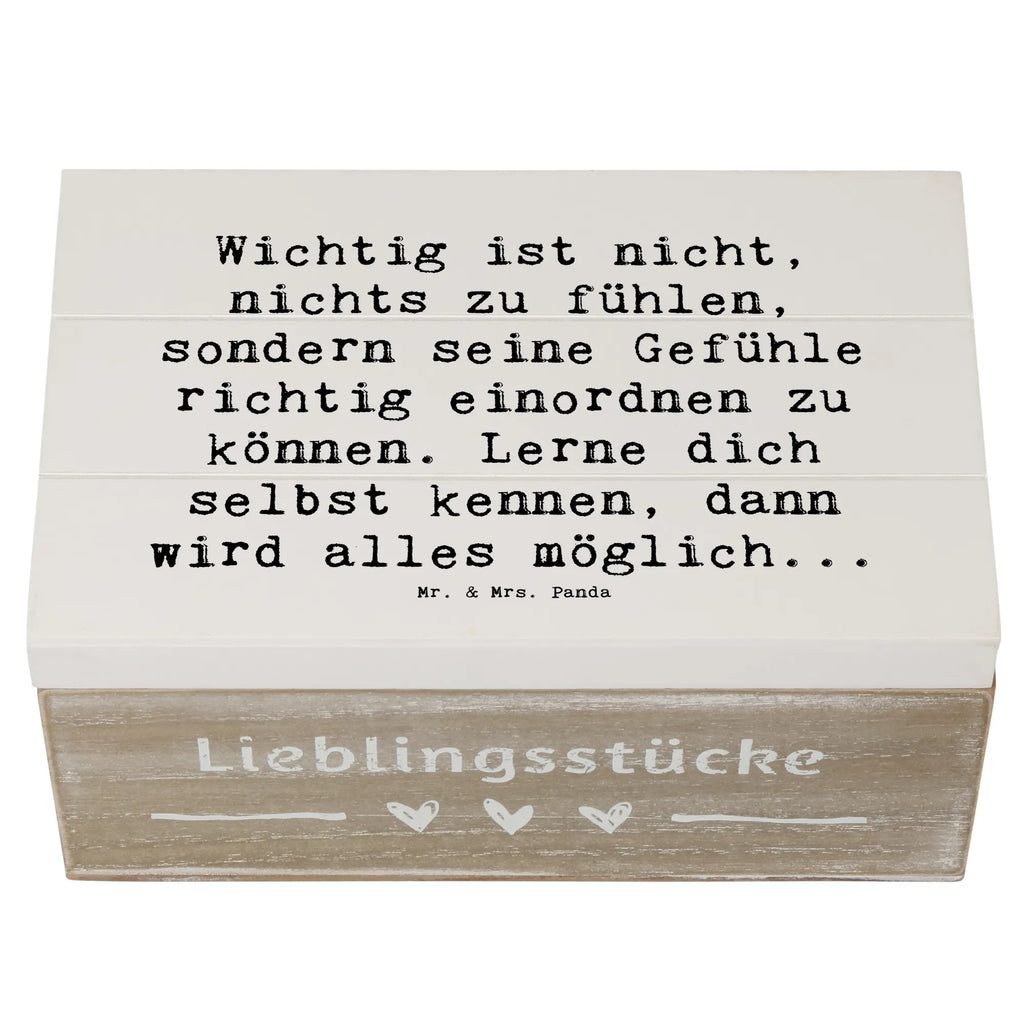 Holzkiste Spruch Emotionen ausdrücken Weisheit Holzkiste, Kiste, Schatzkiste, Truhe, Schatulle, XXL, Erinnerungsbox, Erinnerungskiste, Dekokiste, Aufbewahrungsbox, Geschenkbox, Geschenkdose