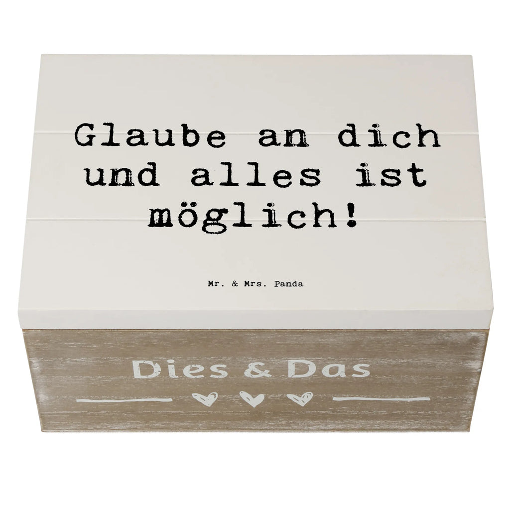 Holzkiste Spruch Vertrauen in eigene Fähigkeiten haben Holzkiste, Kiste, Schatzkiste, Truhe, Schatulle, XXL, Erinnerungsbox, Erinnerungskiste, Dekokiste, Aufbewahrungsbox, Geschenkbox, Geschenkdose