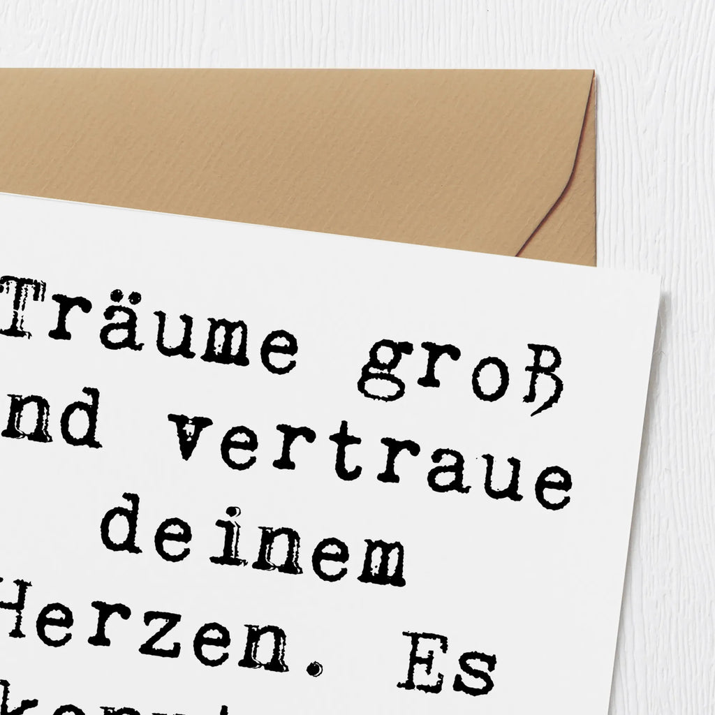 Deluxe Karte Spruch Herzen Vertrauen Karte, Grußkarte, Klappkarte, Einladungskarte, Glückwunschkarte, Hochzeitskarte, Geburtstagskarte, Hochwertige Grußkarte, Hochwertige Klappkarte