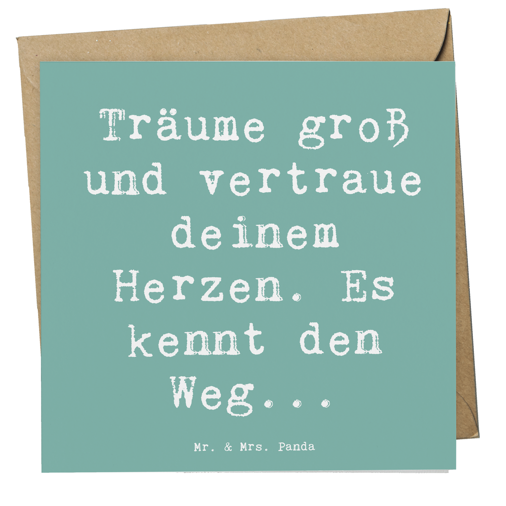 Deluxe Karte Spruch Herzen Vertrauen Karte, Grußkarte, Klappkarte, Einladungskarte, Glückwunschkarte, Hochzeitskarte, Geburtstagskarte, Hochwertige Grußkarte, Hochwertige Klappkarte