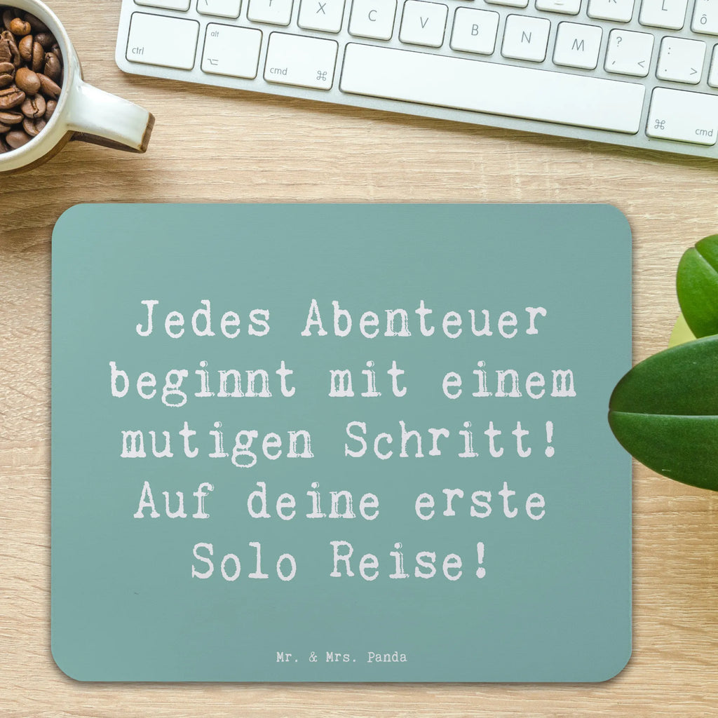 Mauspad Spruch Alleine Reisen Unternehmen Mousepad, Computer zubehör, Büroausstattung, PC Zubehör, Arbeitszimmer, Mauspad, Einzigartiges Mauspad, Designer Mauspad, Mausunterlage, Mauspad Büro