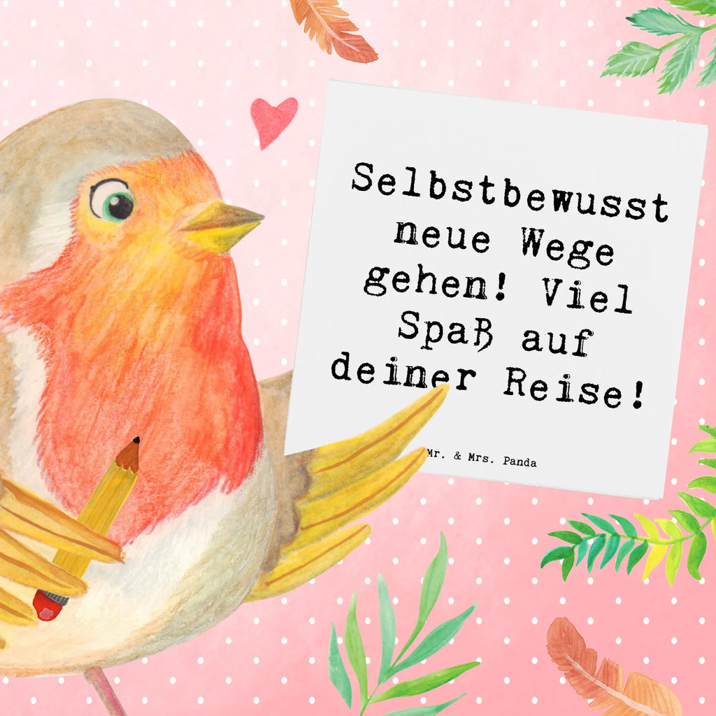 Deluxe Karte Spruch Alleine Reisen unternehmen Karte, Grußkarte, Klappkarte, Einladungskarte, Glückwunschkarte, Hochzeitskarte, Geburtstagskarte, Hochwertige Grußkarte, Hochwertige Klappkarte