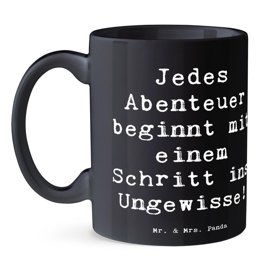 Tasse Spruch Ungewissheit akzeptieren Tasse, Kaffeetasse, Teetasse, Becher, Kaffeebecher, Teebecher, Keramiktasse, Porzellantasse, Büro Tasse, Geschenk Tasse, Tasse Sprüche, Tasse Motive, Kaffeetassen, Tasse bedrucken, Designer Tasse, Cappuccino Tassen, Schöne Teetassen