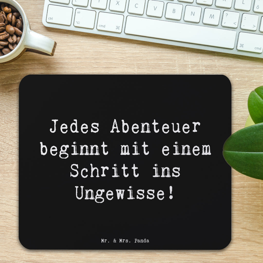 Mauspad Spruch Ungewissheit akzeptieren Mousepad, Computer zubehör, Büroausstattung, PC Zubehör, Arbeitszimmer, Mauspad, Einzigartiges Mauspad, Designer Mauspad, Mausunterlage, Mauspad Büro