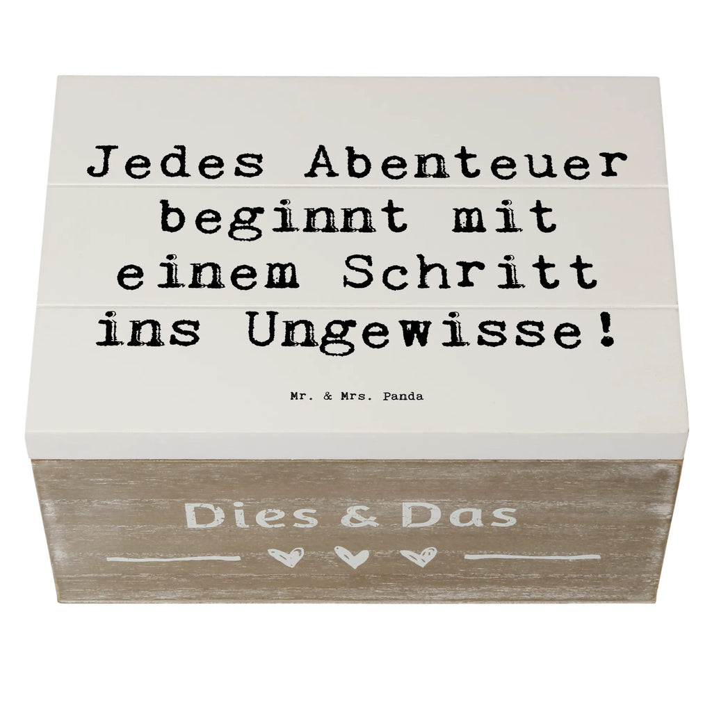 Holzkiste Spruch Ungewissheit akzeptieren Holzkiste, Kiste, Schatzkiste, Truhe, Schatulle, XXL, Erinnerungsbox, Erinnerungskiste, Dekokiste, Aufbewahrungsbox, Geschenkbox, Geschenkdose