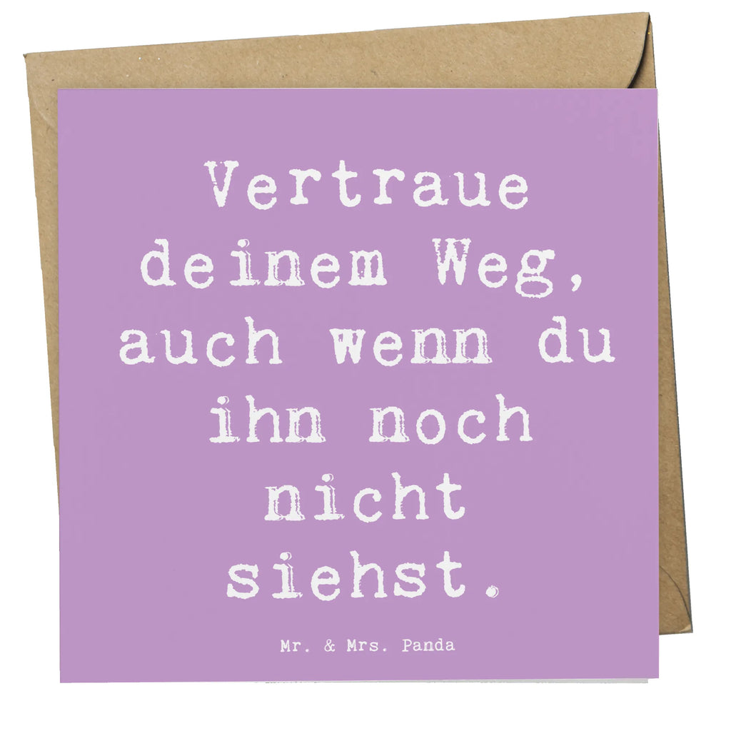 Deluxe Karte Spruch Zukunftsplanung Ungewissheit akzeptieren Karte, Grußkarte, Klappkarte, Einladungskarte, Glückwunschkarte, Hochzeitskarte, Geburtstagskarte, Hochwertige Grußkarte, Hochwertige Klappkarte