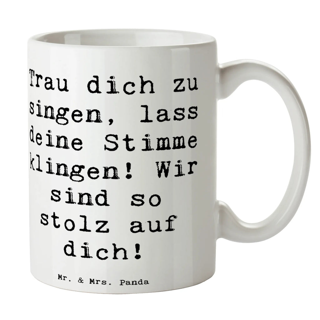 Tasse Spruch Vokale und musikalische Auftritte meistern Tasse, Kaffeetasse, Teetasse, Becher, Kaffeebecher, Teebecher, Keramiktasse, Porzellantasse, Büro Tasse, Geschenk Tasse, Tasse Sprüche, Tasse Motive, Kaffeetassen, Tasse bedrucken, Designer Tasse, Cappuccino Tassen, Schöne Teetassen