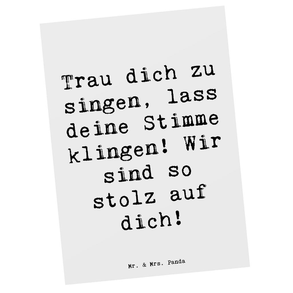 Postkarte Spruch Vokale und musikalische Auftritte meistern Postkarte, Karte, Geschenkkarte, Grußkarte, Einladung, Ansichtskarte, Geburtstagskarte, Einladungskarte, Dankeskarte, Ansichtskarten, Einladung Geburtstag, Einladungskarten Geburtstag