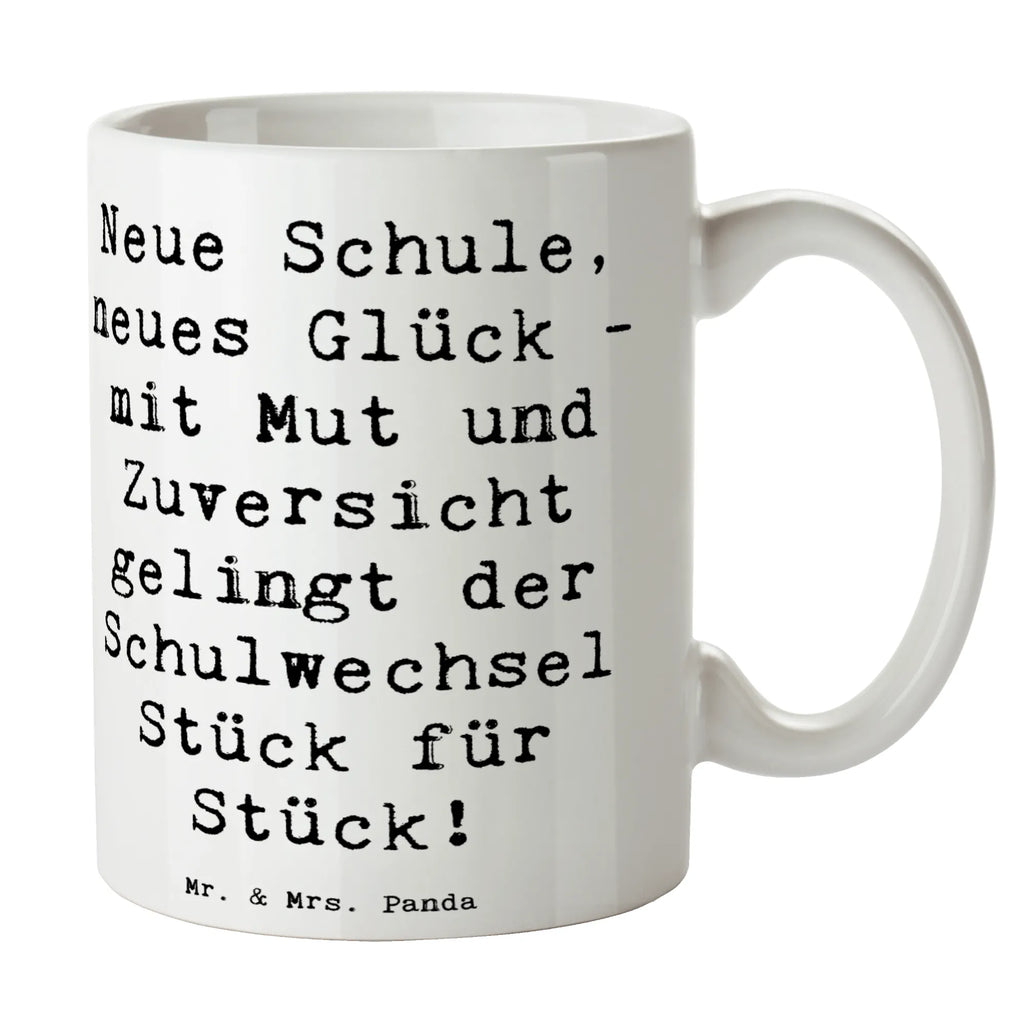 Tasse Spruch Einen Schulwechsel bewältigen Tasse, Kaffeetasse, Teetasse, Becher, Kaffeebecher, Teebecher, Keramiktasse, Porzellantasse, Büro Tasse, Geschenk Tasse, Tasse Sprüche, Tasse Motive, Kaffeetassen, Tasse bedrucken, Designer Tasse, Cappuccino Tassen, Schöne Teetassen