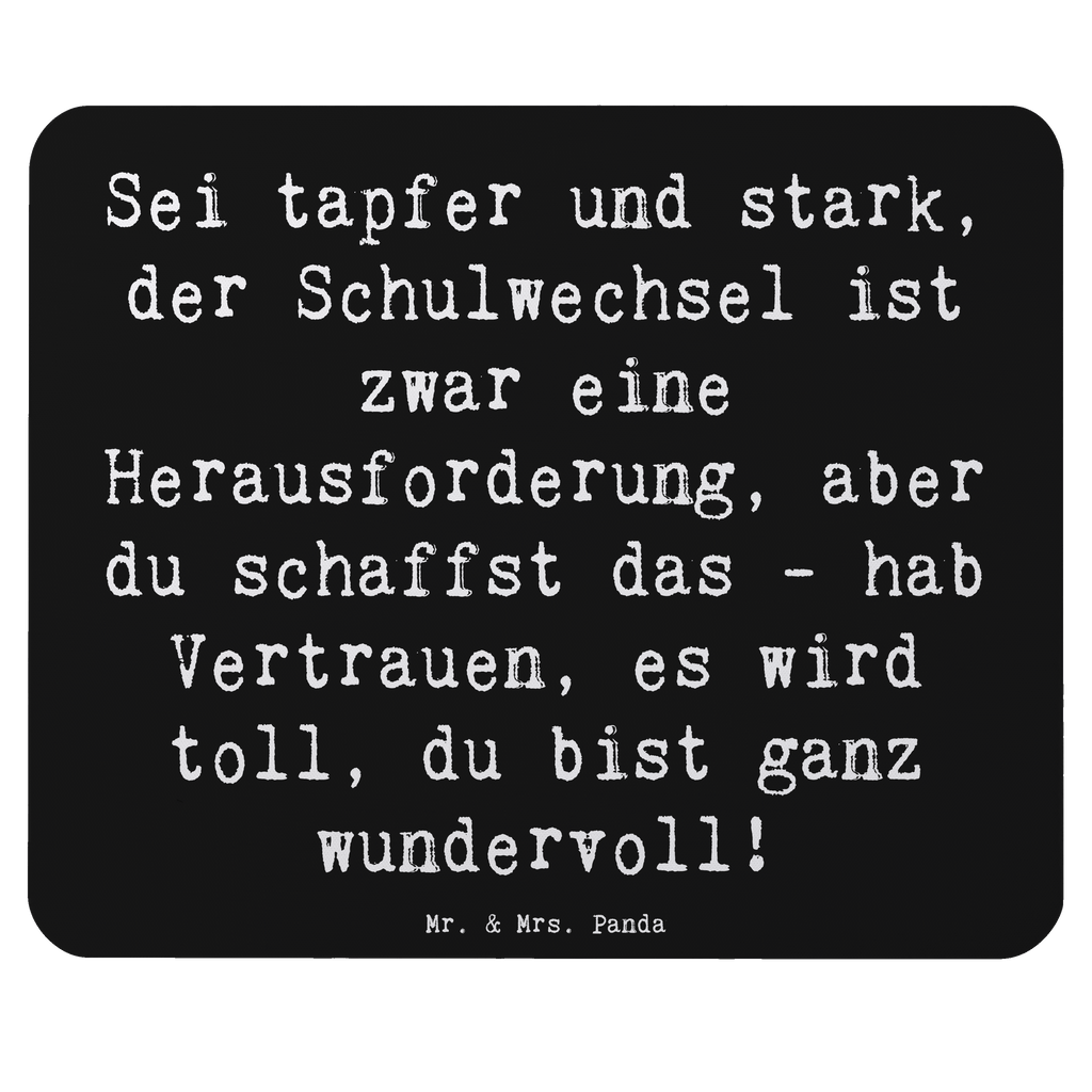 Mauspad Spruch Einen Schulwechsel bewältigen Mousepad, Computer zubehör, Büroausstattung, PC Zubehör, Arbeitszimmer, Mauspad, Einzigartiges Mauspad, Designer Mauspad, Mausunterlage, Mauspad Büro