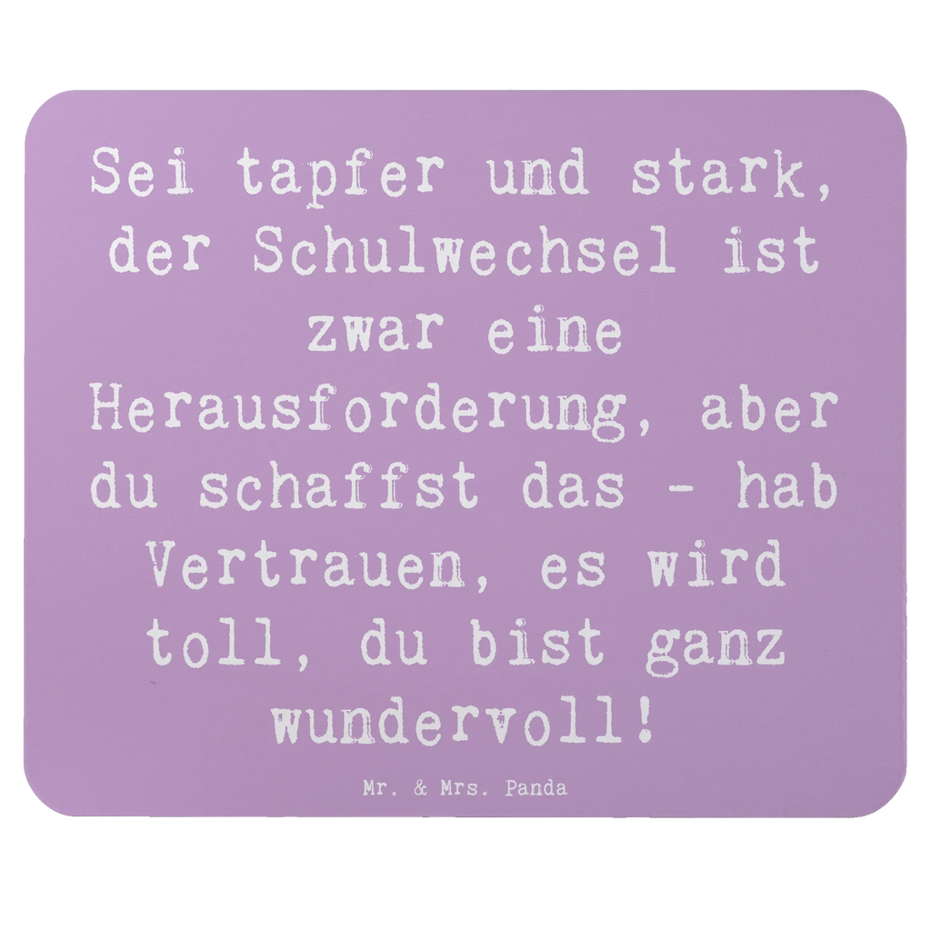 Mauspad Spruch Einen Schulwechsel bewältigen Mousepad, Computer zubehör, Büroausstattung, PC Zubehör, Arbeitszimmer, Mauspad, Einzigartiges Mauspad, Designer Mauspad, Mausunterlage, Mauspad Büro