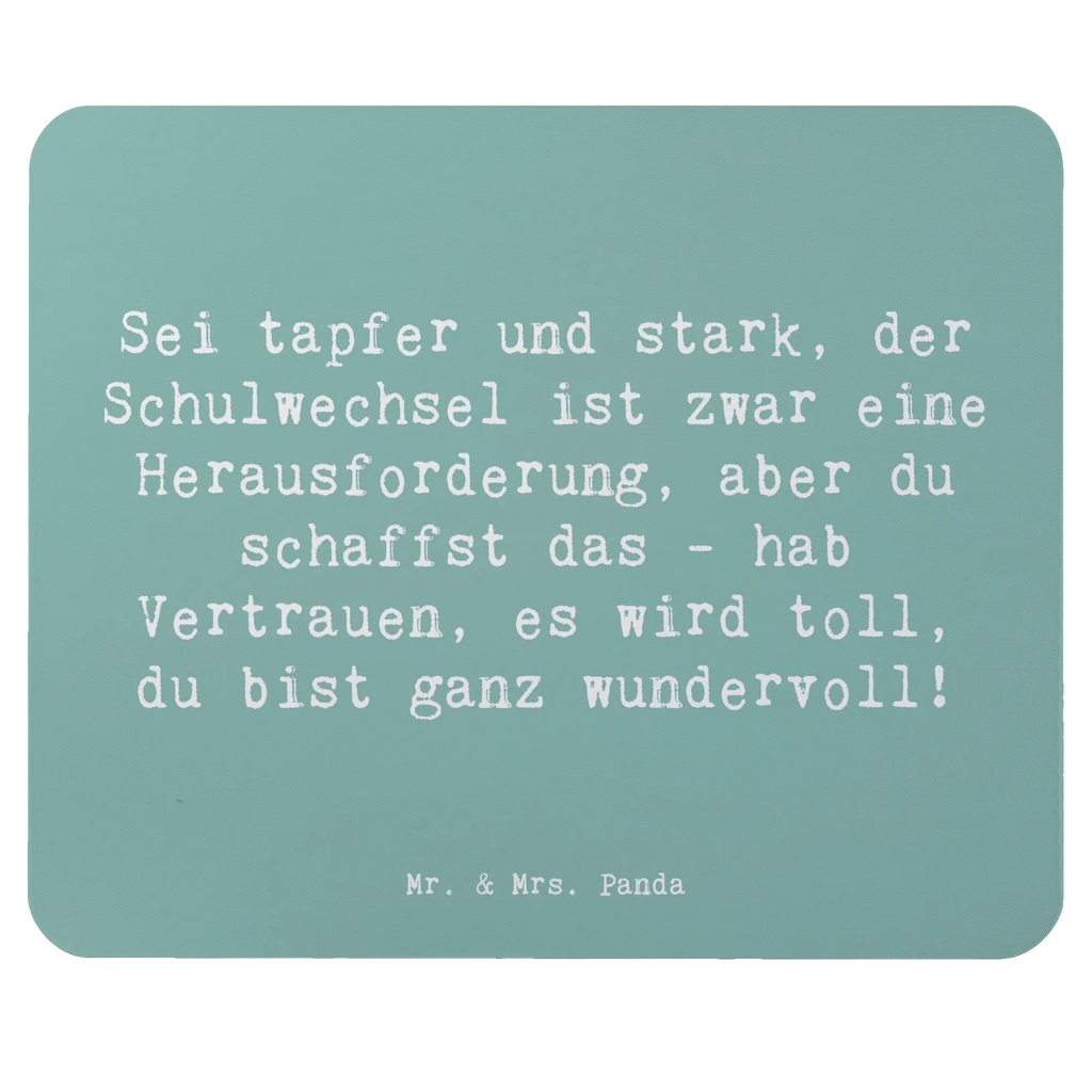 Mauspad Spruch Einen Schulwechsel bewältigen Mousepad, Computer zubehör, Büroausstattung, PC Zubehör, Arbeitszimmer, Mauspad, Einzigartiges Mauspad, Designer Mauspad, Mausunterlage, Mauspad Büro