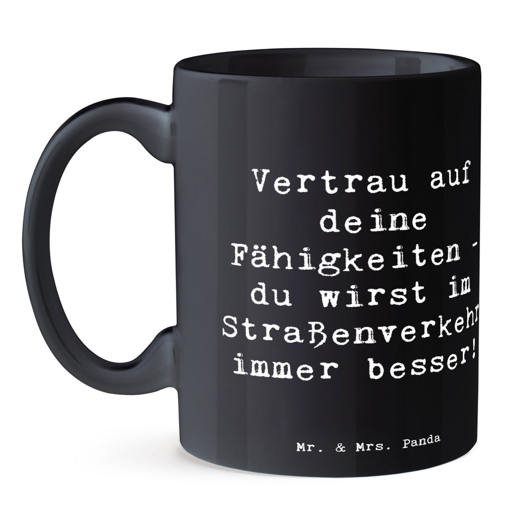 Tasse Erste Erfahrungen im Straßenverkehr machen