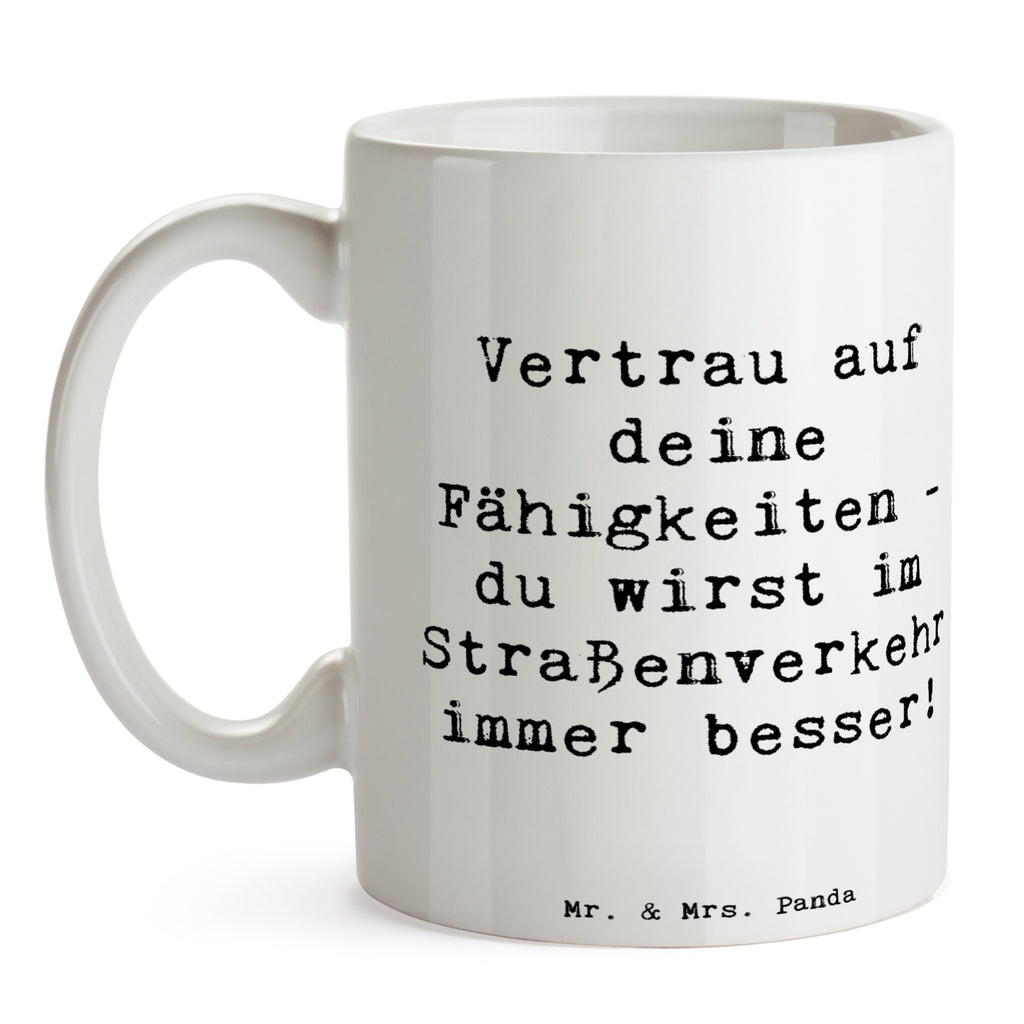 Tasse Erste Erfahrungen im Straßenverkehr machen