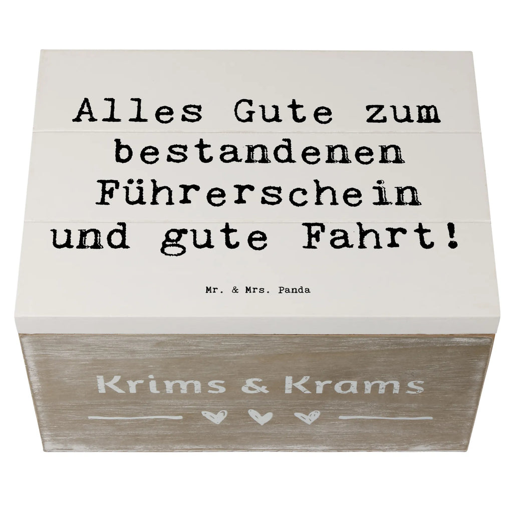 Holzkiste Spruch Erste Erfahrungen im Straßenverkehr Holzkiste, Kiste, Schatzkiste, Truhe, Schatulle, XXL, Erinnerungsbox, Erinnerungskiste, Dekokiste, Aufbewahrungsbox, Geschenkbox, Geschenkdose