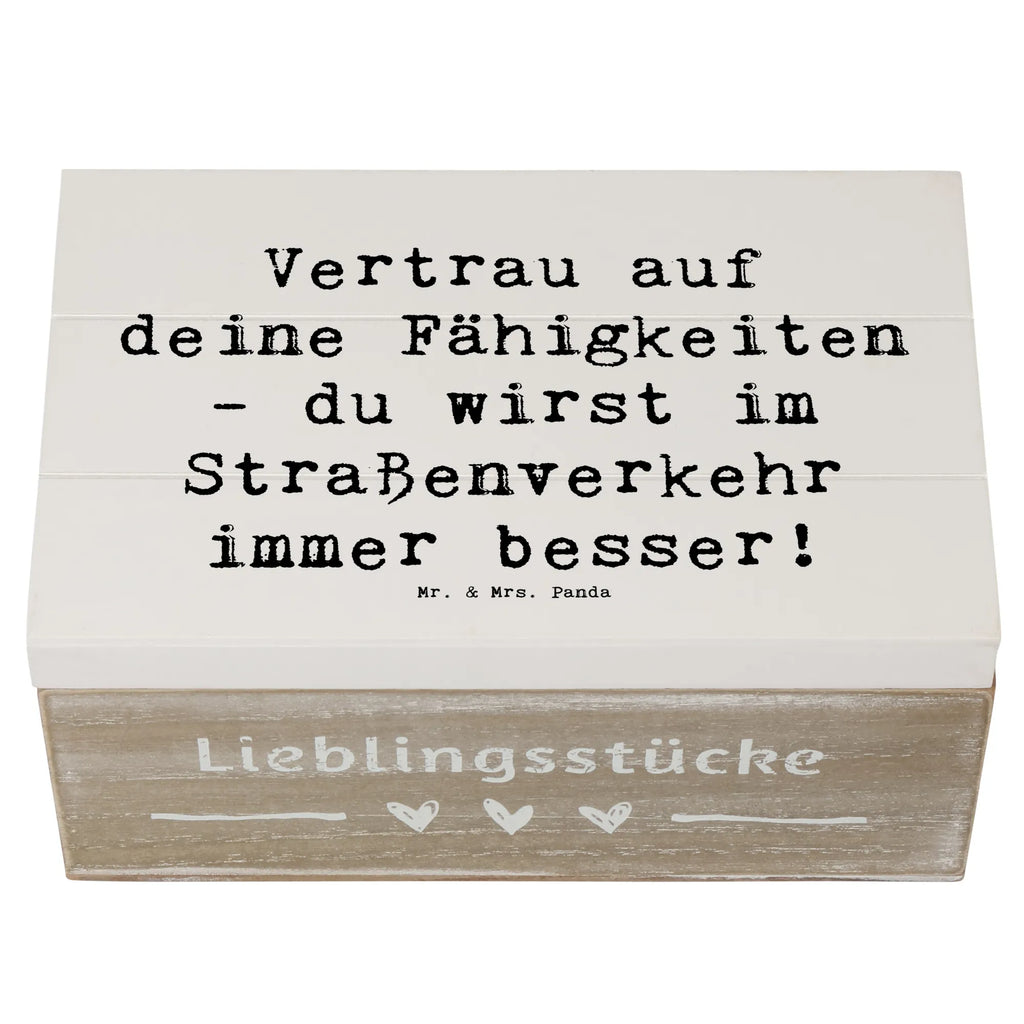 Holzkiste Spruch Erste Erfahrungen im Straßenverkehr machen Holzkiste, Kiste, Schatzkiste, Truhe, Schatulle, XXL, Erinnerungsbox, Erinnerungskiste, Dekokiste, Aufbewahrungsbox, Geschenkbox, Geschenkdose