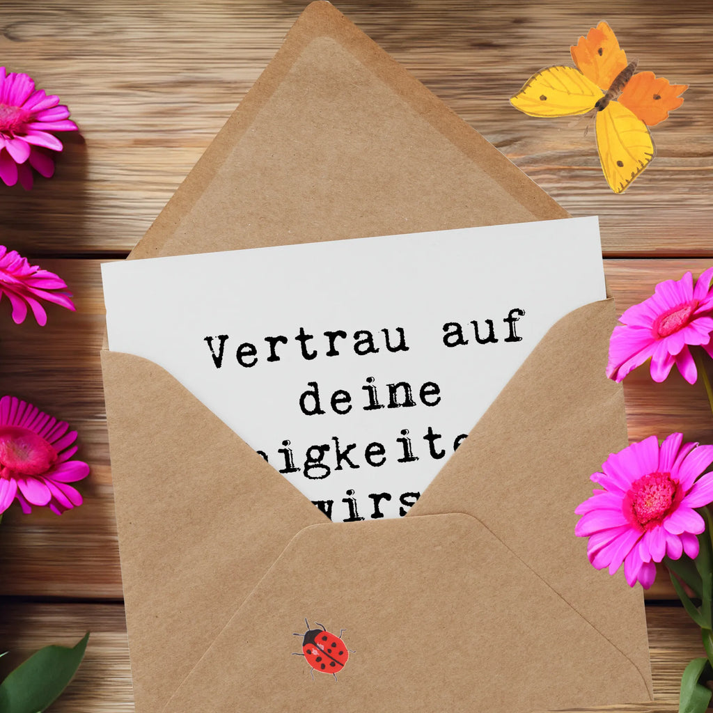 Deluxe Karte Spruch Erste Erfahrungen im Straßenverkehr machen Karte, Grußkarte, Klappkarte, Einladungskarte, Glückwunschkarte, Hochzeitskarte, Geburtstagskarte, Hochwertige Grußkarte, Hochwertige Klappkarte