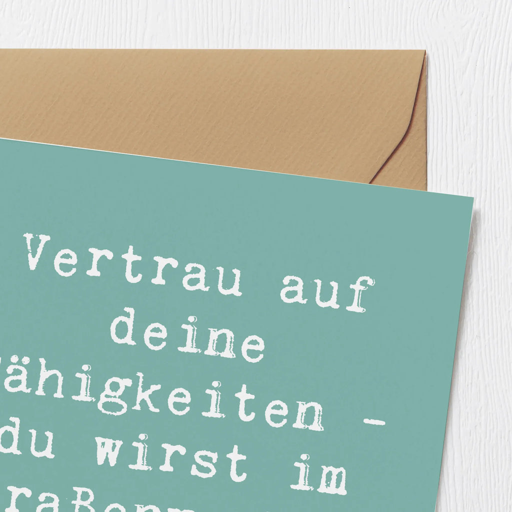 Deluxe Karte Spruch Erste Erfahrungen im Straßenverkehr machen Karte, Grußkarte, Klappkarte, Einladungskarte, Glückwunschkarte, Hochzeitskarte, Geburtstagskarte, Hochwertige Grußkarte, Hochwertige Klappkarte