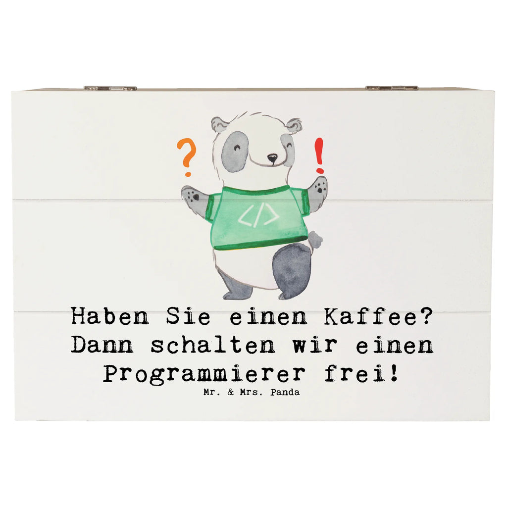 Holzkiste Programmierer Kaffeezeit Holzkiste, Kiste, Schatzkiste, Truhe, Schatulle, XXL, Erinnerungsbox, Erinnerungskiste, Dekokiste, Aufbewahrungsbox, Geschenkbox, Geschenkdose, Beruf, Ausbildung, Jubiläum, Abschied, Rente, Kollege, Kollegin, Geschenk, Schenken, Arbeitskollege, Mitarbeiter, Firma, Danke, Dankeschön