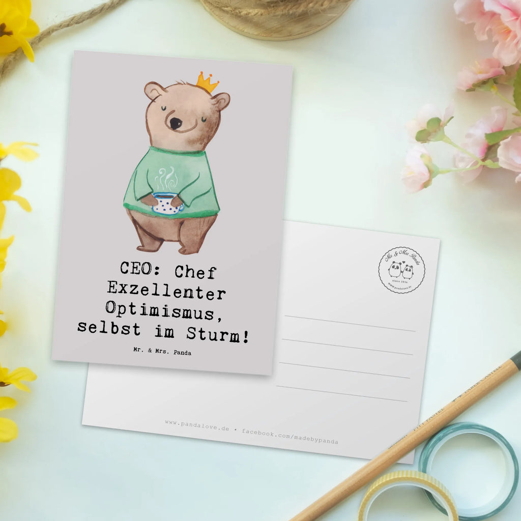 Postkarte CEO Optimismus Postkarte, Karte, Geschenkkarte, Grußkarte, Einladung, Ansichtskarte, Geburtstagskarte, Einladungskarte, Dankeskarte, Ansichtskarten, Einladung Geburtstag, Einladungskarten Geburtstag, Beruf, Ausbildung, Jubiläum, Abschied, Rente, Kollege, Kollegin, Geschenk, Schenken, Arbeitskollege, Mitarbeiter, Firma, Danke, Dankeschön