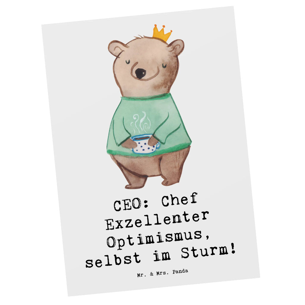 Postkarte CEO Optimismus Postkarte, Karte, Geschenkkarte, Grußkarte, Einladung, Ansichtskarte, Geburtstagskarte, Einladungskarte, Dankeskarte, Ansichtskarten, Einladung Geburtstag, Einladungskarten Geburtstag, Beruf, Ausbildung, Jubiläum, Abschied, Rente, Kollege, Kollegin, Geschenk, Schenken, Arbeitskollege, Mitarbeiter, Firma, Danke, Dankeschön