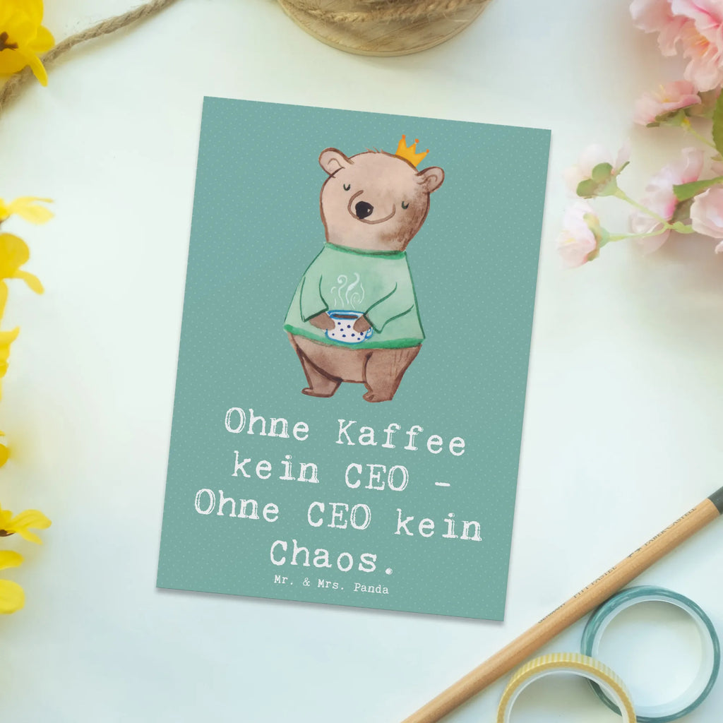 Postkarte CEO ohne Chaos Postkarte, Karte, Geschenkkarte, Grußkarte, Einladung, Ansichtskarte, Geburtstagskarte, Einladungskarte, Dankeskarte, Ansichtskarten, Einladung Geburtstag, Einladungskarten Geburtstag, Beruf, Ausbildung, Jubiläum, Abschied, Rente, Kollege, Kollegin, Geschenk, Schenken, Arbeitskollege, Mitarbeiter, Firma, Danke, Dankeschön