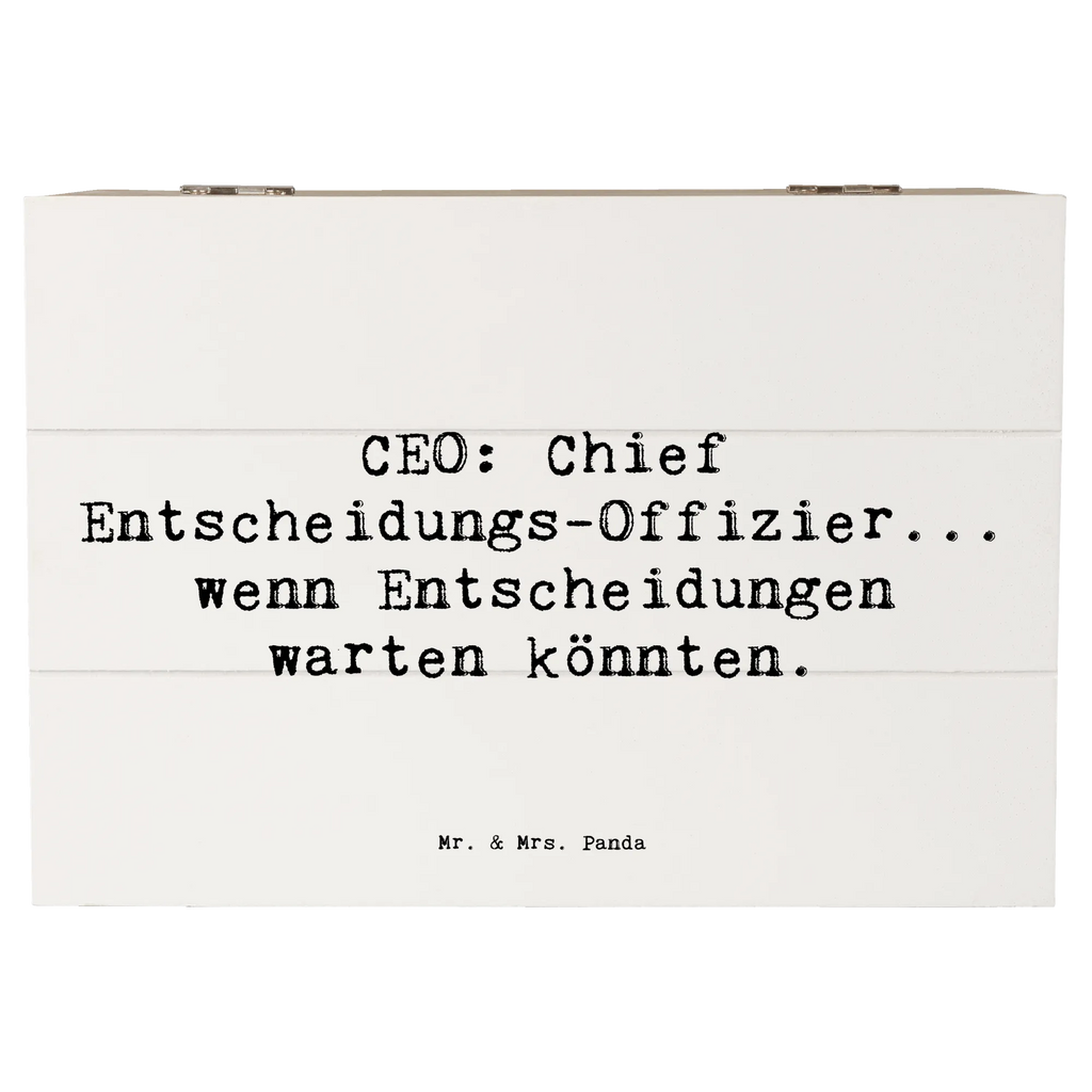 Holzkiste Spruch CEO Entscheidungen Holzkiste, Kiste, Schatzkiste, Truhe, Schatulle, XXL, Erinnerungsbox, Erinnerungskiste, Dekokiste, Aufbewahrungsbox, Geschenkbox, Geschenkdose, Beruf, Ausbildung, Jubiläum, Abschied, Rente, Kollege, Kollegin, Geschenk, Schenken, Arbeitskollege, Mitarbeiter, Firma, Danke, Dankeschön