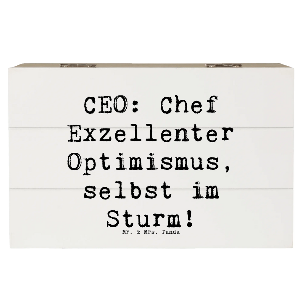 Holzkiste Spruch CEO Optimismus Holzkiste, Kiste, Schatzkiste, Truhe, Schatulle, XXL, Erinnerungsbox, Erinnerungskiste, Dekokiste, Aufbewahrungsbox, Geschenkbox, Geschenkdose, Beruf, Ausbildung, Jubiläum, Abschied, Rente, Kollege, Kollegin, Geschenk, Schenken, Arbeitskollege, Mitarbeiter, Firma, Danke, Dankeschön