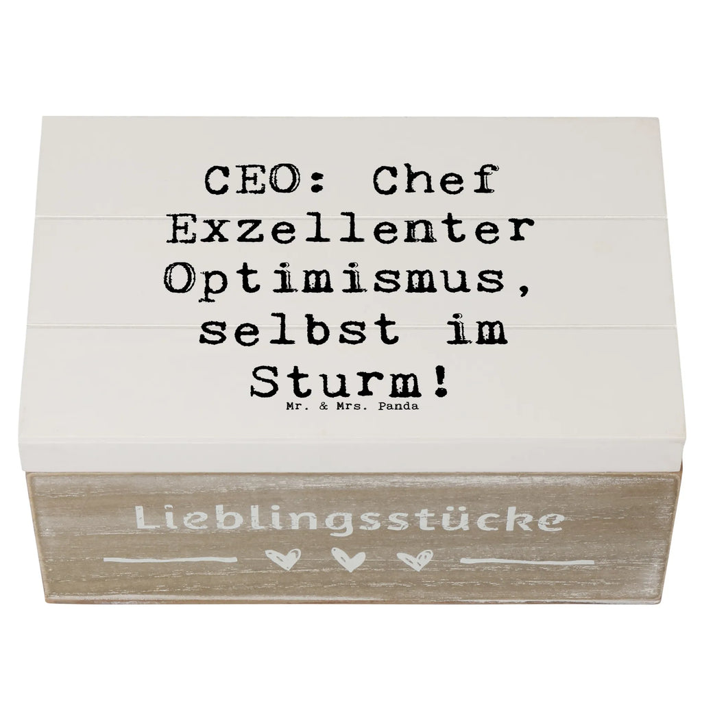 Holzkiste Spruch CEO Optimismus Holzkiste, Kiste, Schatzkiste, Truhe, Schatulle, XXL, Erinnerungsbox, Erinnerungskiste, Dekokiste, Aufbewahrungsbox, Geschenkbox, Geschenkdose, Beruf, Ausbildung, Jubiläum, Abschied, Rente, Kollege, Kollegin, Geschenk, Schenken, Arbeitskollege, Mitarbeiter, Firma, Danke, Dankeschön