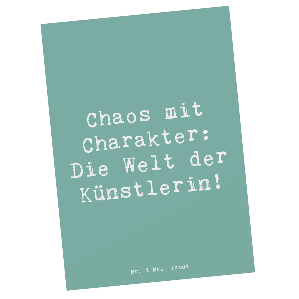 Postkarte Spruch Künstlerin Chaos Postkarte, Karte, Geschenkkarte, Grußkarte, Einladung, Ansichtskarte, Geburtstagskarte, Einladungskarte, Dankeskarte, Ansichtskarten, Einladung Geburtstag, Einladungskarten Geburtstag, Beruf, Ausbildung, Jubiläum, Abschied, Rente, Kollege, Kollegin, Geschenk, Schenken, Arbeitskollege, Mitarbeiter, Firma, Danke, Dankeschön