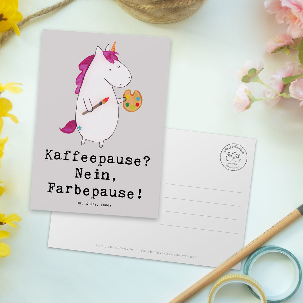 Postkarte Künstlerin Farbepause Postkarte, Karte, Geschenkkarte, Grußkarte, Einladung, Ansichtskarte, Geburtstagskarte, Einladungskarte, Dankeskarte, Ansichtskarten, Einladung Geburtstag, Einladungskarten Geburtstag, Beruf, Ausbildung, Jubiläum, Abschied, Rente, Kollege, Kollegin, Geschenk, Schenken, Arbeitskollege, Mitarbeiter, Firma, Danke, Dankeschön