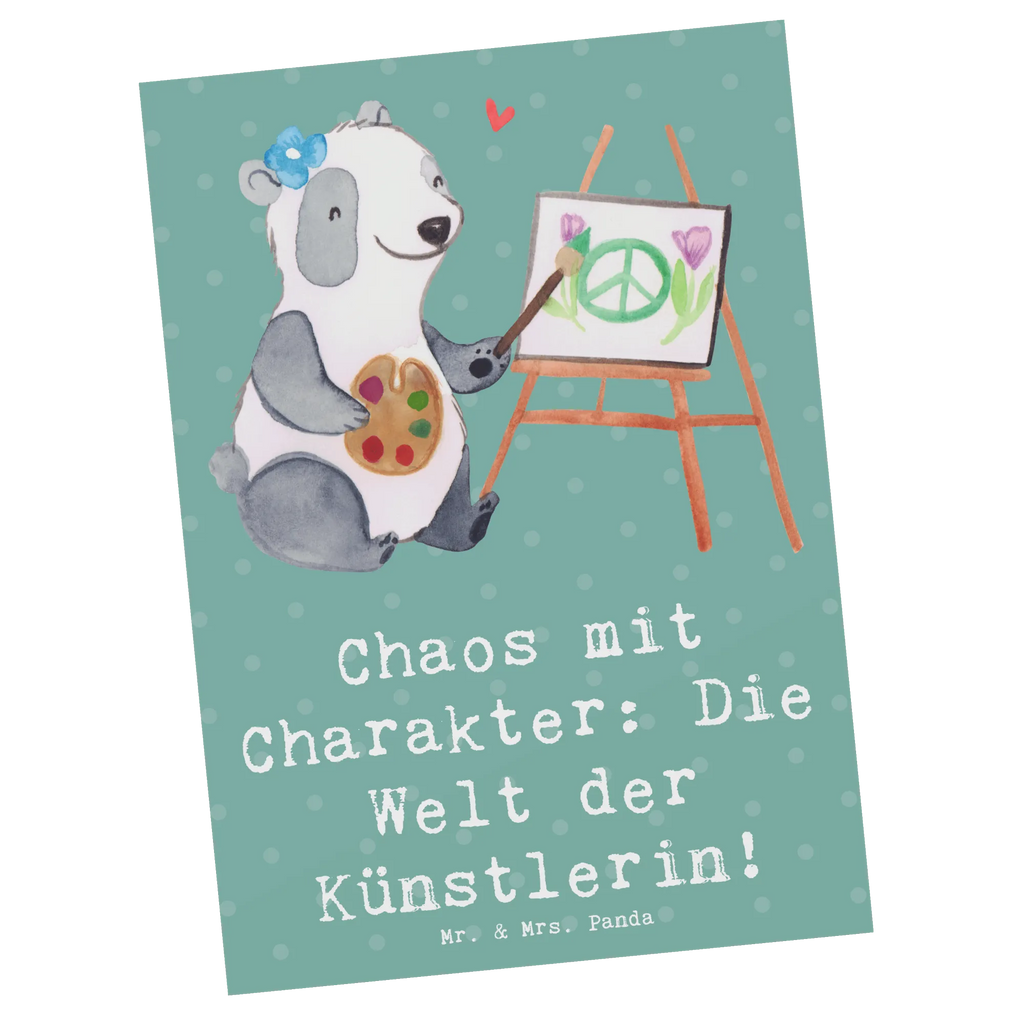 Postkarte Künstlerin Chaos Postkarte, Karte, Geschenkkarte, Grußkarte, Einladung, Ansichtskarte, Geburtstagskarte, Einladungskarte, Dankeskarte, Ansichtskarten, Einladung Geburtstag, Einladungskarten Geburtstag, Beruf, Ausbildung, Jubiläum, Abschied, Rente, Kollege, Kollegin, Geschenk, Schenken, Arbeitskollege, Mitarbeiter, Firma, Danke, Dankeschön