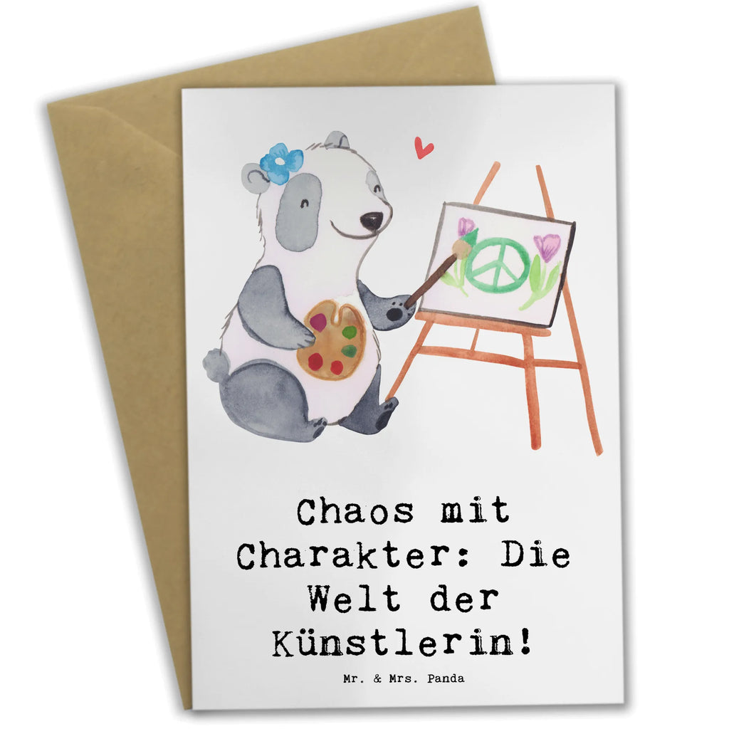 Grußkarte Künstlerin Chaos Grußkarte, Klappkarte, Einladungskarte, Glückwunschkarte, Hochzeitskarte, Geburtstagskarte, Karte, Ansichtskarten, Beruf, Ausbildung, Jubiläum, Abschied, Rente, Kollege, Kollegin, Geschenk, Schenken, Arbeitskollege, Mitarbeiter, Firma, Danke, Dankeschön