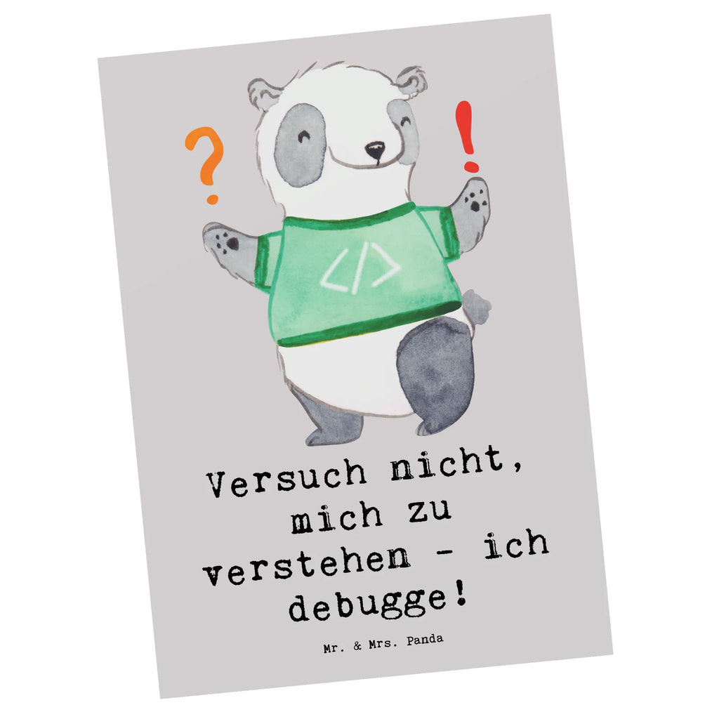 Postkarte Softwareentwickler Debugging Postkarte, Karte, Geschenkkarte, Grußkarte, Einladung, Ansichtskarte, Geburtstagskarte, Einladungskarte, Dankeskarte, Ansichtskarten, Einladung Geburtstag, Einladungskarten Geburtstag, Beruf, Ausbildung, Jubiläum, Abschied, Rente, Kollege, Kollegin, Geschenk, Schenken, Arbeitskollege, Mitarbeiter, Firma, Danke, Dankeschön