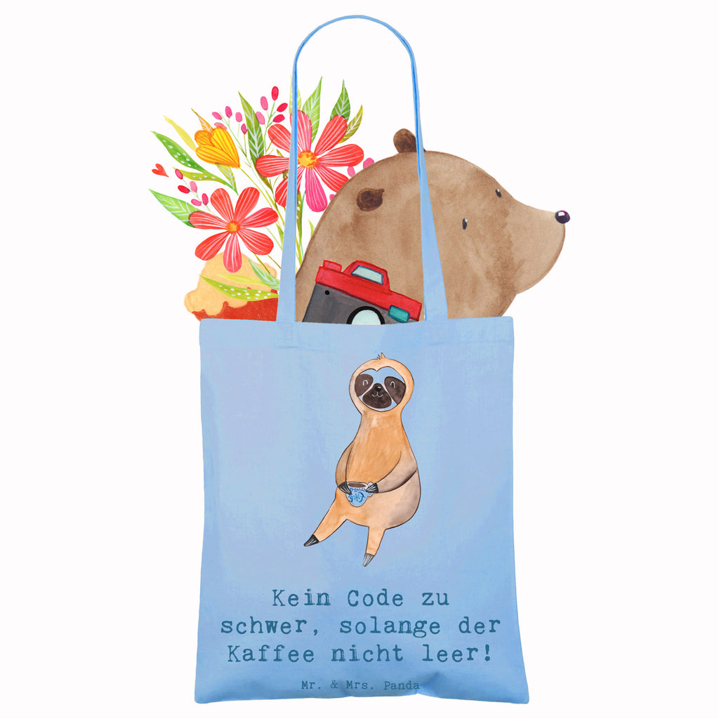 Tragetasche Code und Kaffee Beuteltasche, Beutel, Einkaufstasche, Jutebeutel, Stoffbeutel, Tasche, Shopper, Umhängetasche, Strandtasche, Schultertasche, Stofftasche, Tragetasche, Badetasche, Jutetasche, Einkaufstüte, Laptoptasche, Beruf, Ausbildung, Jubiläum, Abschied, Rente, Kollege, Kollegin, Geschenk, Schenken, Arbeitskollege, Mitarbeiter, Firma, Danke, Dankeschön