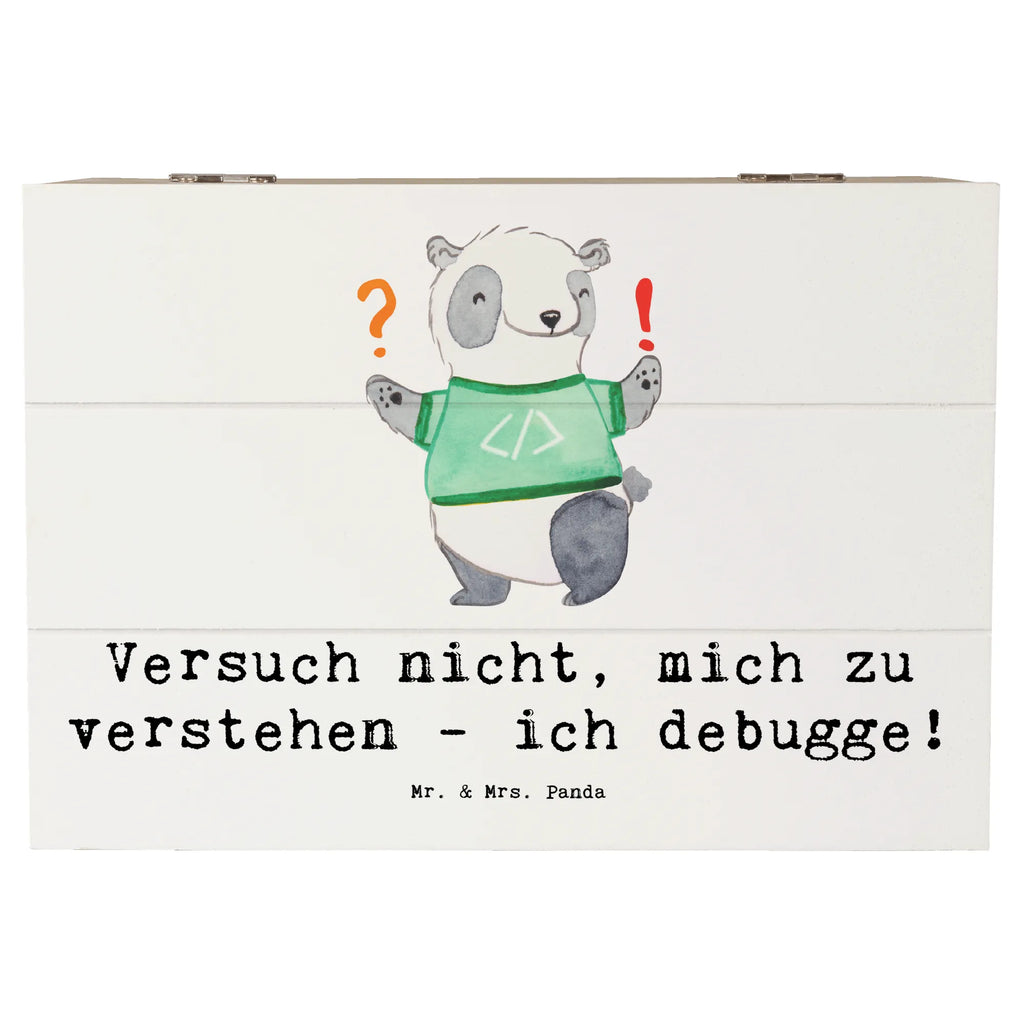 Holzkiste Softwareentwickler Debugging Holzkiste, Kiste, Schatzkiste, Truhe, Schatulle, XXL, Erinnerungsbox, Erinnerungskiste, Dekokiste, Aufbewahrungsbox, Geschenkbox, Geschenkdose, Beruf, Ausbildung, Jubiläum, Abschied, Rente, Kollege, Kollegin, Geschenk, Schenken, Arbeitskollege, Mitarbeiter, Firma, Danke, Dankeschön