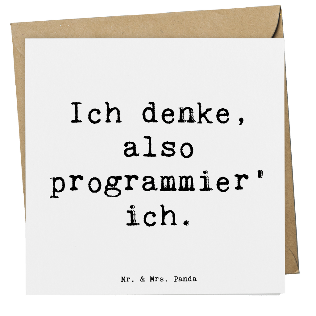 Deluxe Karte Spruch Denker Softwareentwickler Karte, Grußkarte, Klappkarte, Einladungskarte, Glückwunschkarte, Hochzeitskarte, Geburtstagskarte, Hochwertige Grußkarte, Hochwertige Klappkarte, Beruf, Ausbildung, Jubiläum, Abschied, Rente, Kollege, Kollegin, Geschenk, Schenken, Arbeitskollege, Mitarbeiter, Firma, Danke, Dankeschön