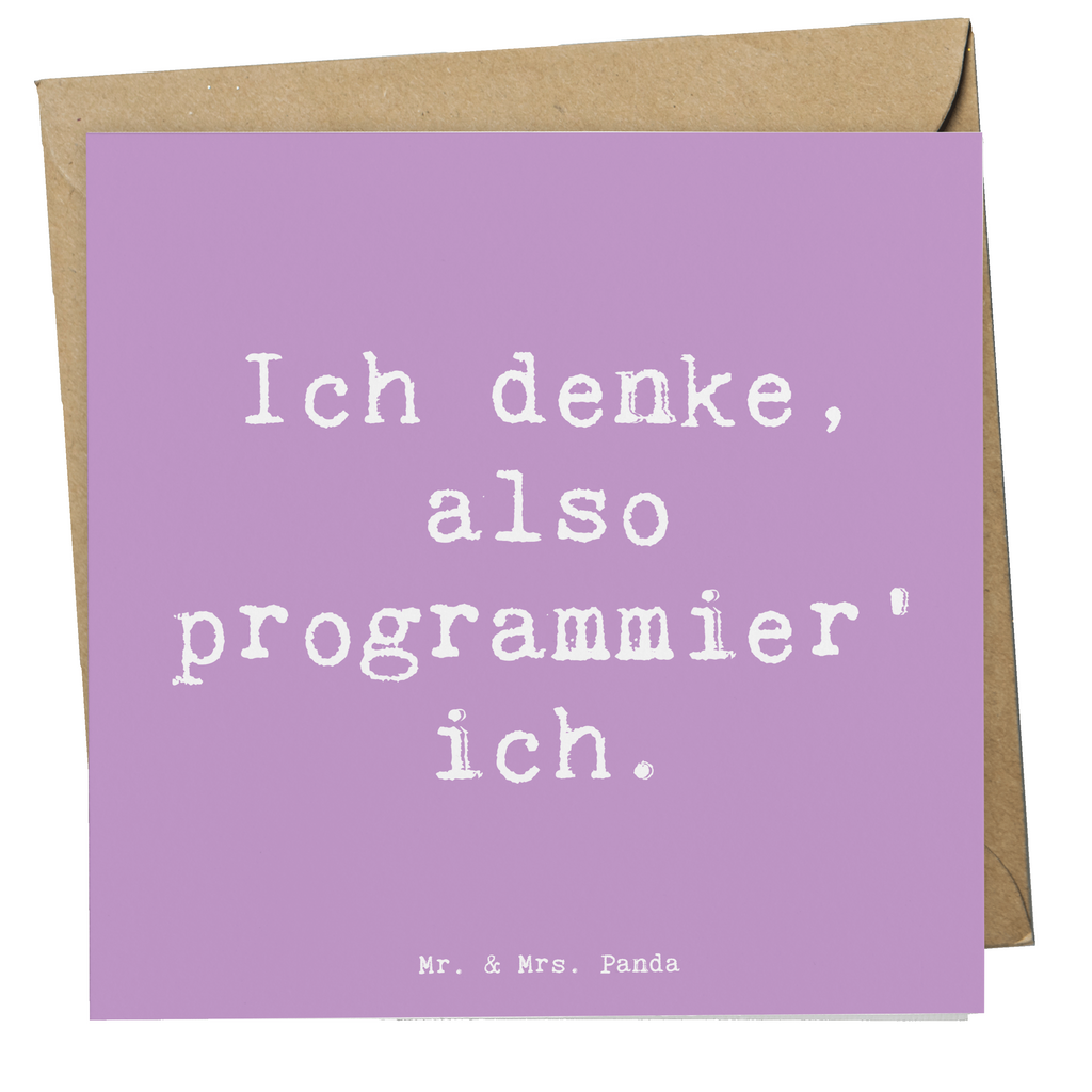 Deluxe Karte Spruch Denker Softwareentwickler Karte, Grußkarte, Klappkarte, Einladungskarte, Glückwunschkarte, Hochzeitskarte, Geburtstagskarte, Hochwertige Grußkarte, Hochwertige Klappkarte, Beruf, Ausbildung, Jubiläum, Abschied, Rente, Kollege, Kollegin, Geschenk, Schenken, Arbeitskollege, Mitarbeiter, Firma, Danke, Dankeschön