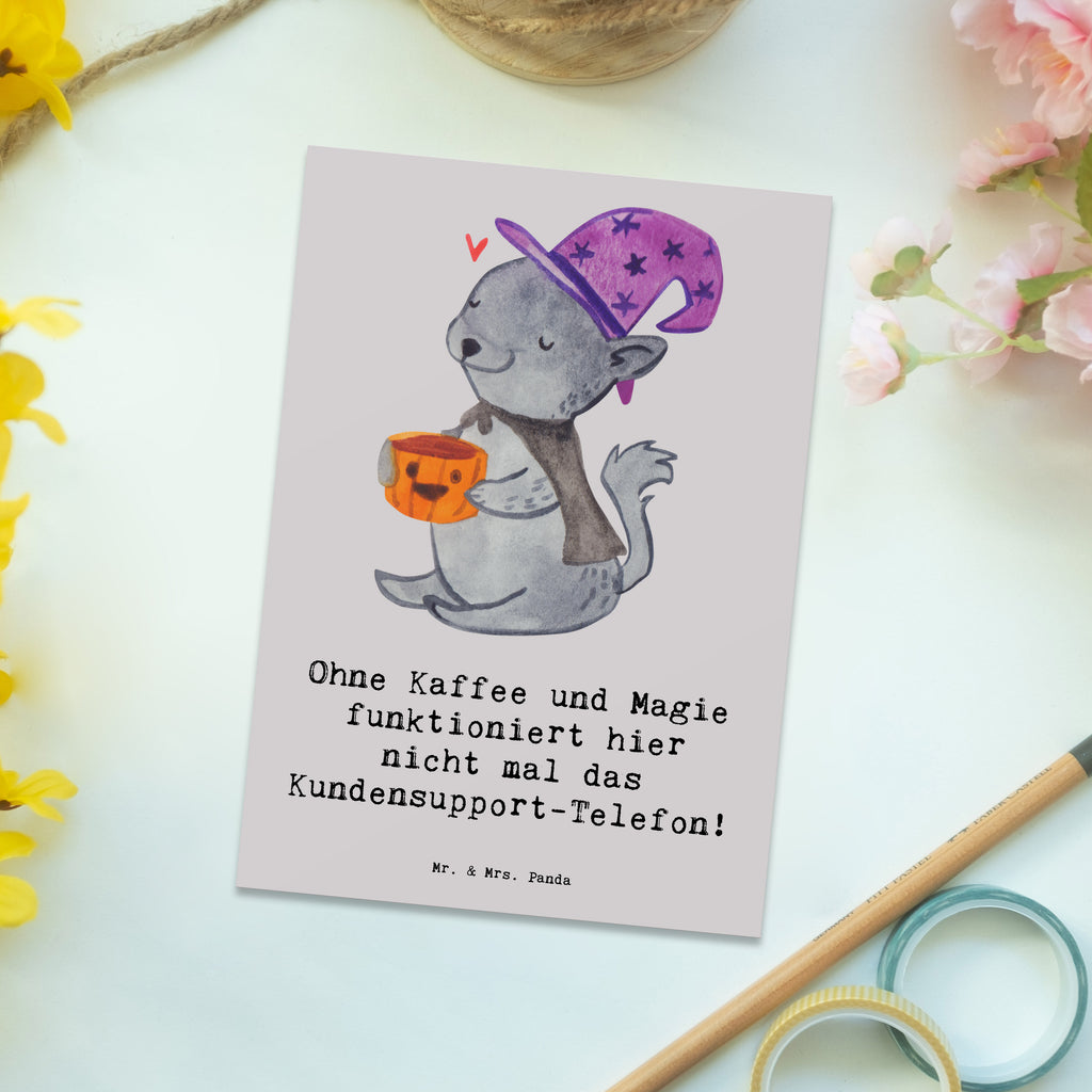 Postkarte Kundensupport Magie Postkarte, Karte, Geschenkkarte, Grußkarte, Einladung, Ansichtskarte, Geburtstagskarte, Einladungskarte, Dankeskarte, Ansichtskarten, Einladung Geburtstag, Einladungskarten Geburtstag, Beruf, Ausbildung, Jubiläum, Abschied, Rente, Kollege, Kollegin, Geschenk, Schenken, Arbeitskollege, Mitarbeiter, Firma, Danke, Dankeschön