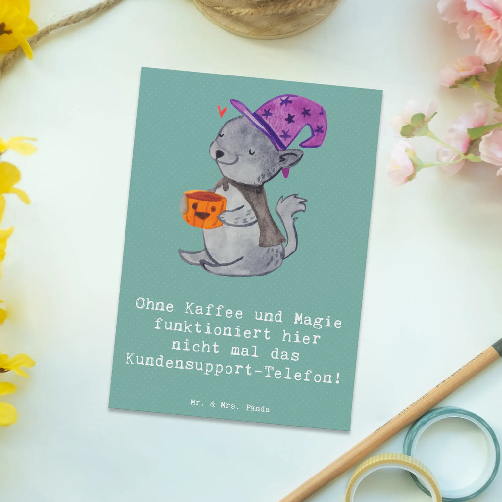 Postkarte Kundensupport Magie Postkarte, Karte, Geschenkkarte, Grußkarte, Einladung, Ansichtskarte, Geburtstagskarte, Einladungskarte, Dankeskarte, Ansichtskarten, Einladung Geburtstag, Einladungskarten Geburtstag, Beruf, Ausbildung, Jubiläum, Abschied, Rente, Kollege, Kollegin, Geschenk, Schenken, Arbeitskollege, Mitarbeiter, Firma, Danke, Dankeschön