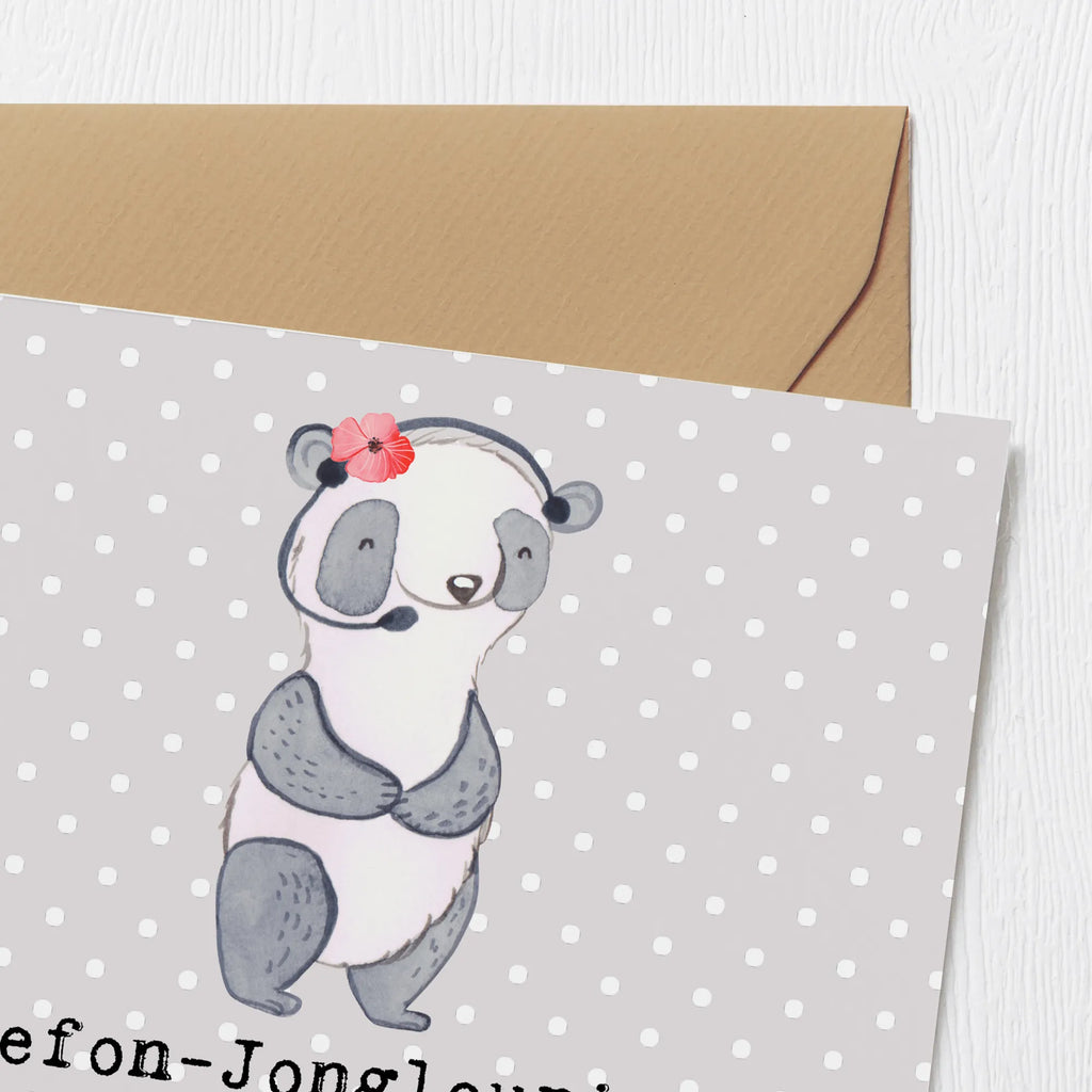 Deluxe Card Telefon-Jongleurin und Geduldsgöttin - das nennt man Kundensupporterin! Karte, Grußkarte, Klappkarte, Einladungskarte, Glückwunschkarte, Hochzeitskarte, Geburtstagskarte, Hochwertige Grußkarte, Hochwertige Klappkarte, Beruf, Ausbildung, Jubiläum, Abschied, Rente, Kollege, Kollegin, Geschenk, Schenken, Arbeitskollege, Mitarbeiter, Firma, Danke, Dankeschön